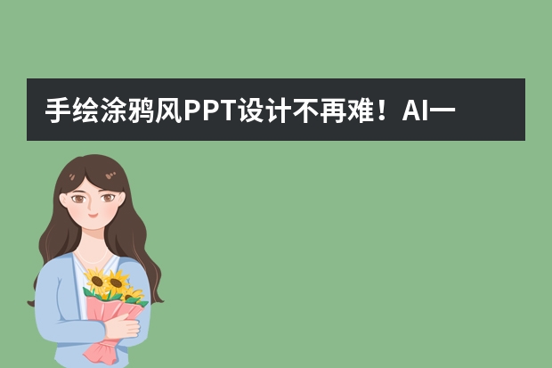 手繪涂鴉風(fēng)PPT設(shè)計不再難！AI一鍵生成，新手也能上手